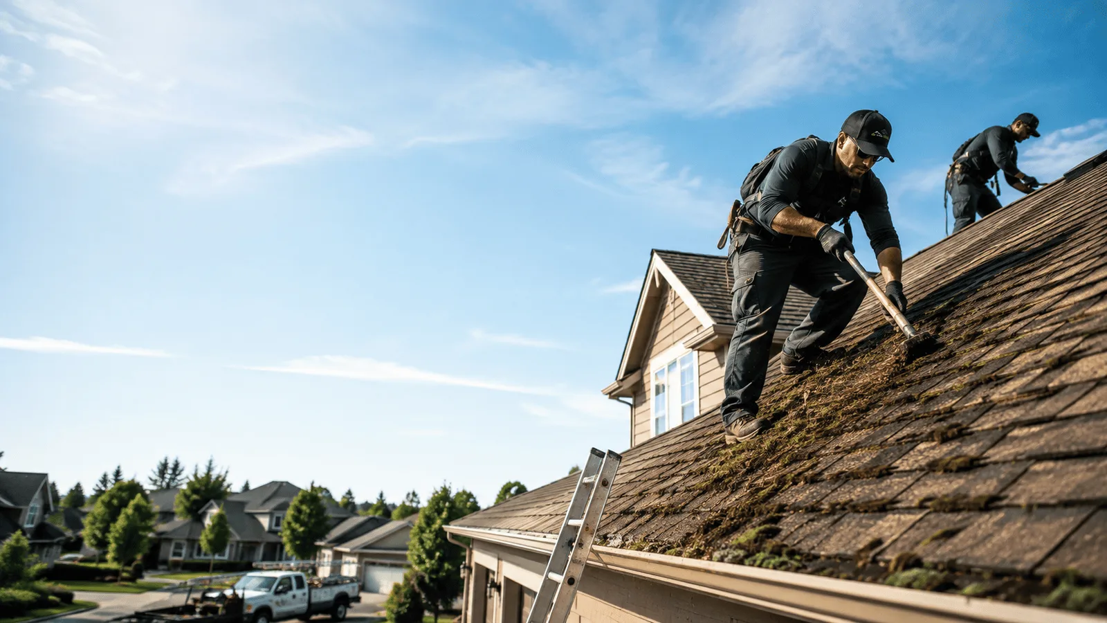 Roof Moss Removal in Rio, IL near me